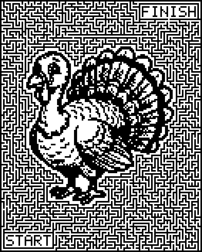 Printable Thanksgiving maze around a cartoon turkey