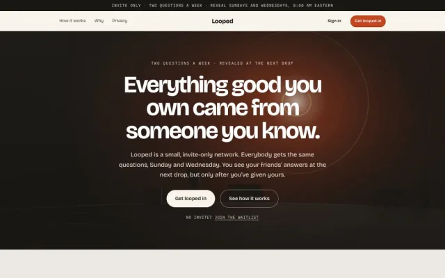 LoopedThings site